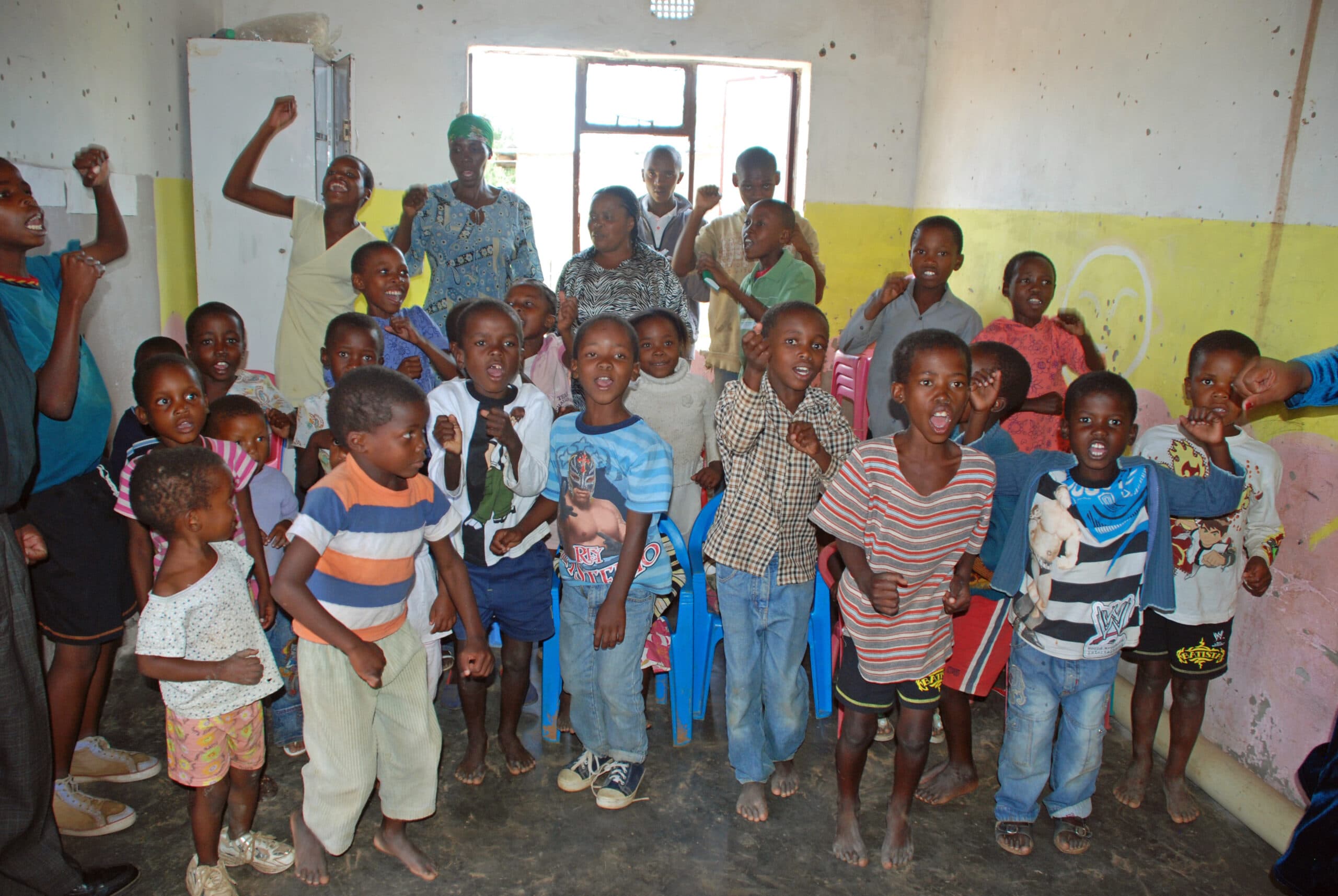 The kids in lesotho